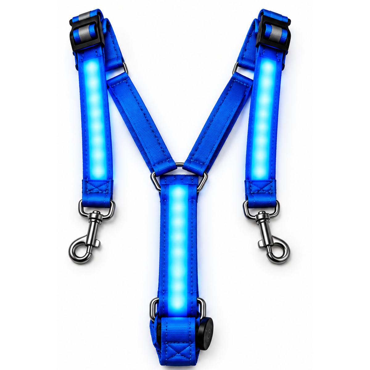 EquiGlow LED Chest Harness - Blue