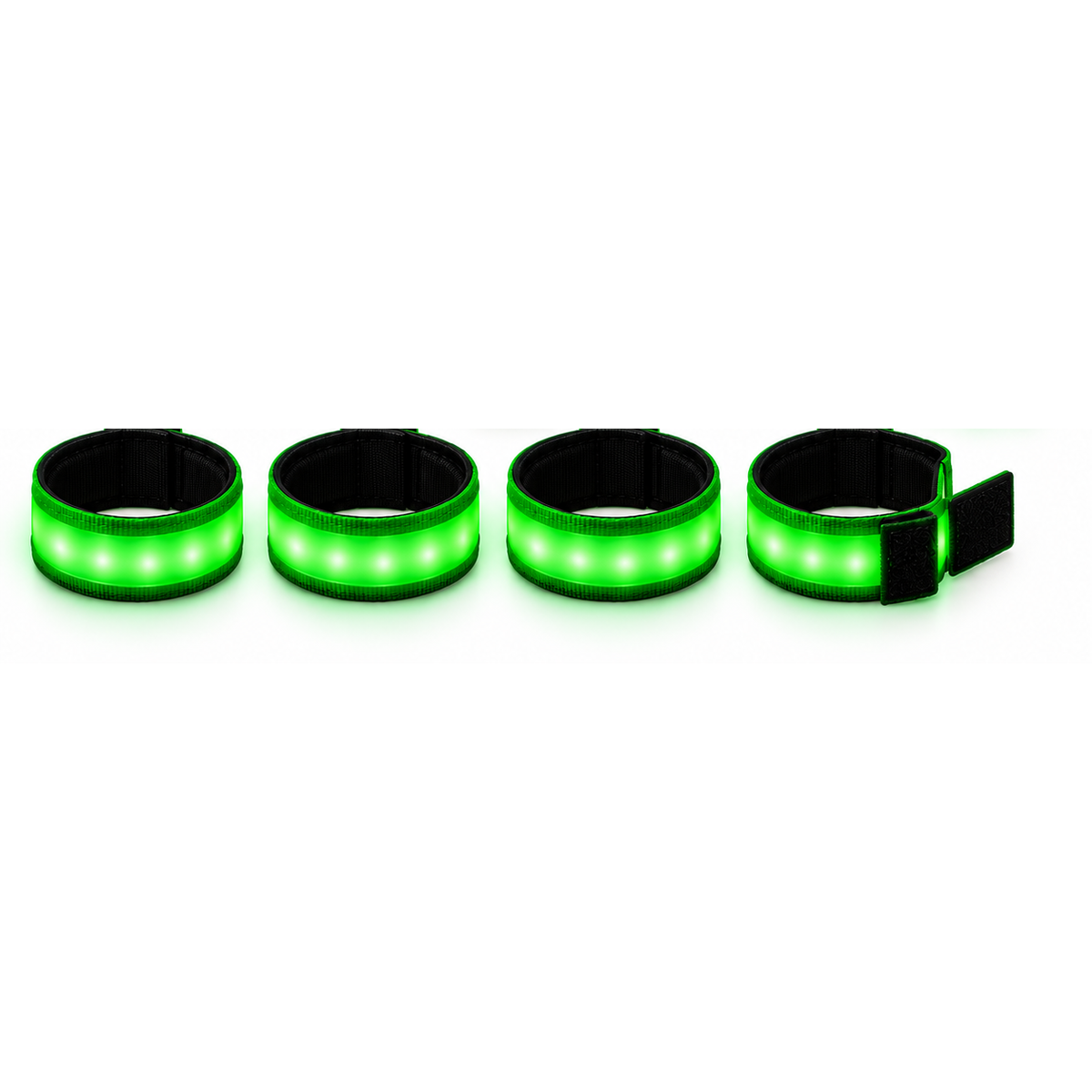 EquiGlow LED Leg Bands (Set of 4) - Green