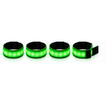 EquiGlow LED Leg Bands (Set of 4) - Green
